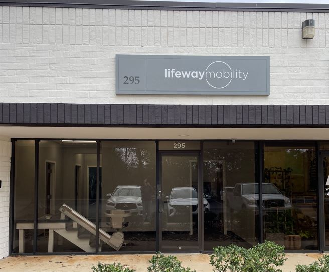 front of Lifeway Mobility Atlanta office and showroom